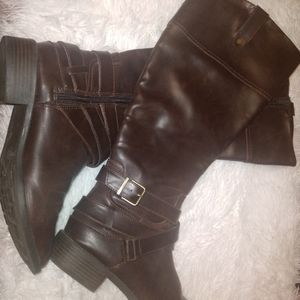 Merona Brown Heeled Boots